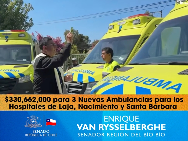 3 Nuevas Ambulancias